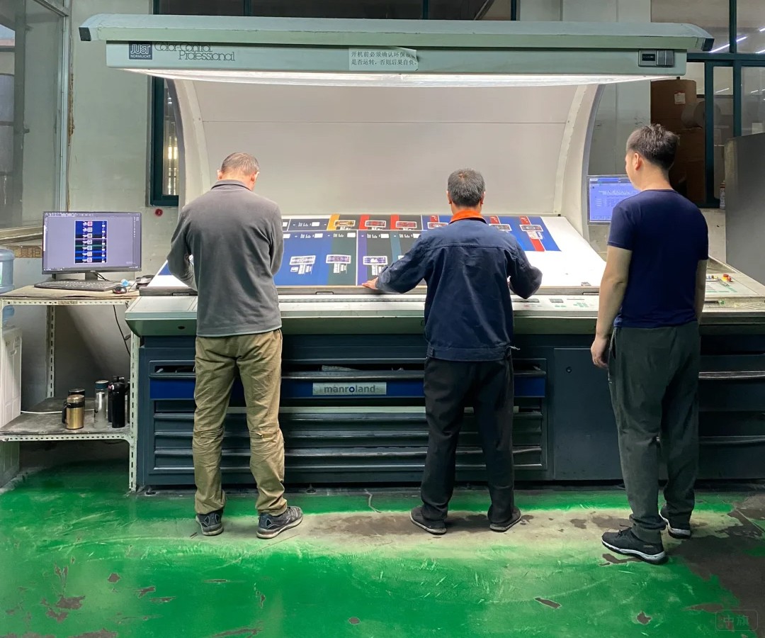 傳統印刷現場工作圖片