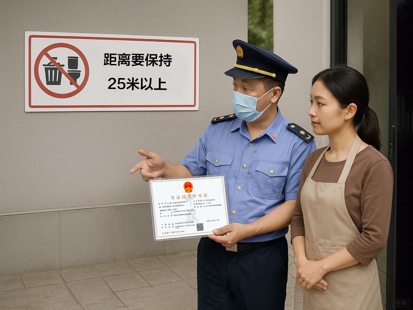 門(mén)口不能靠近垃圾站、廁所、污水溝等污染源,距離要保持25米 門(mén)口不能靠近垃圾站、廁所、污水溝等污染源,距離要保持25米