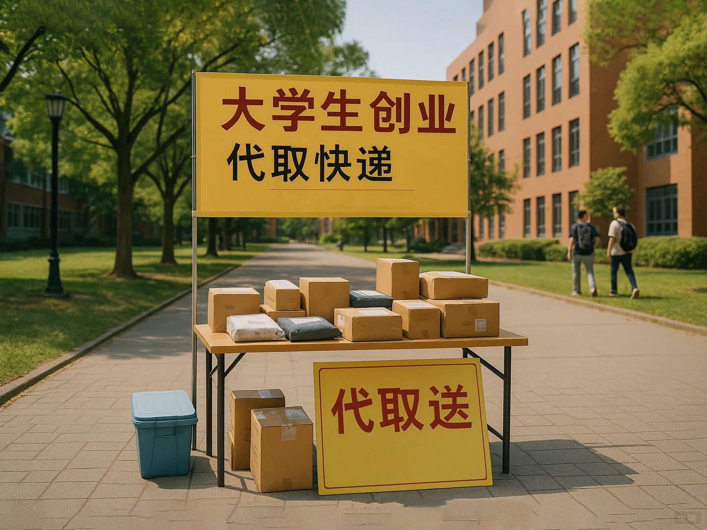 大學(xué)生創(chuàng)業(yè)代取快遞代取送