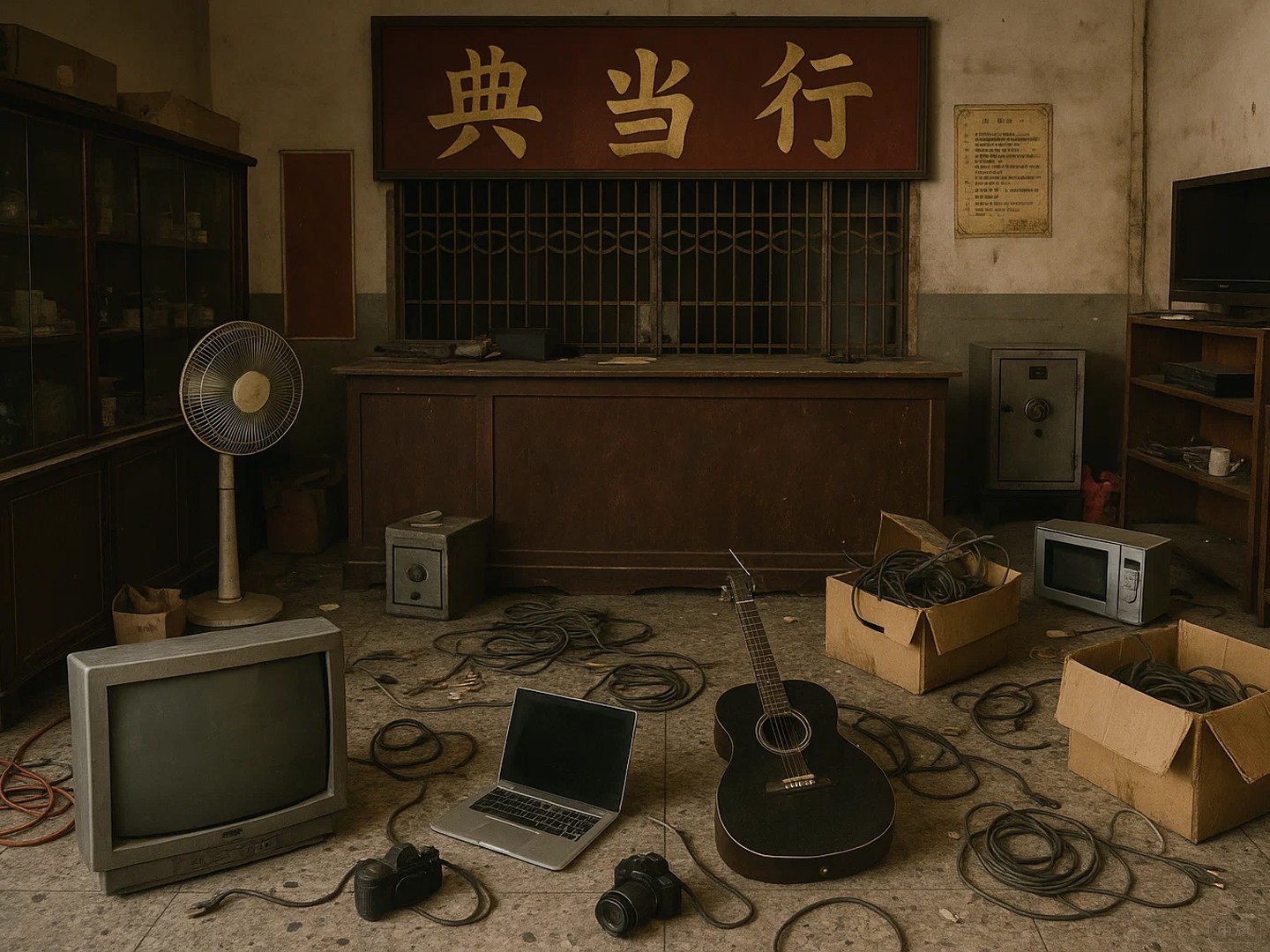 典當行(AI生成) 典當行(AI生成)