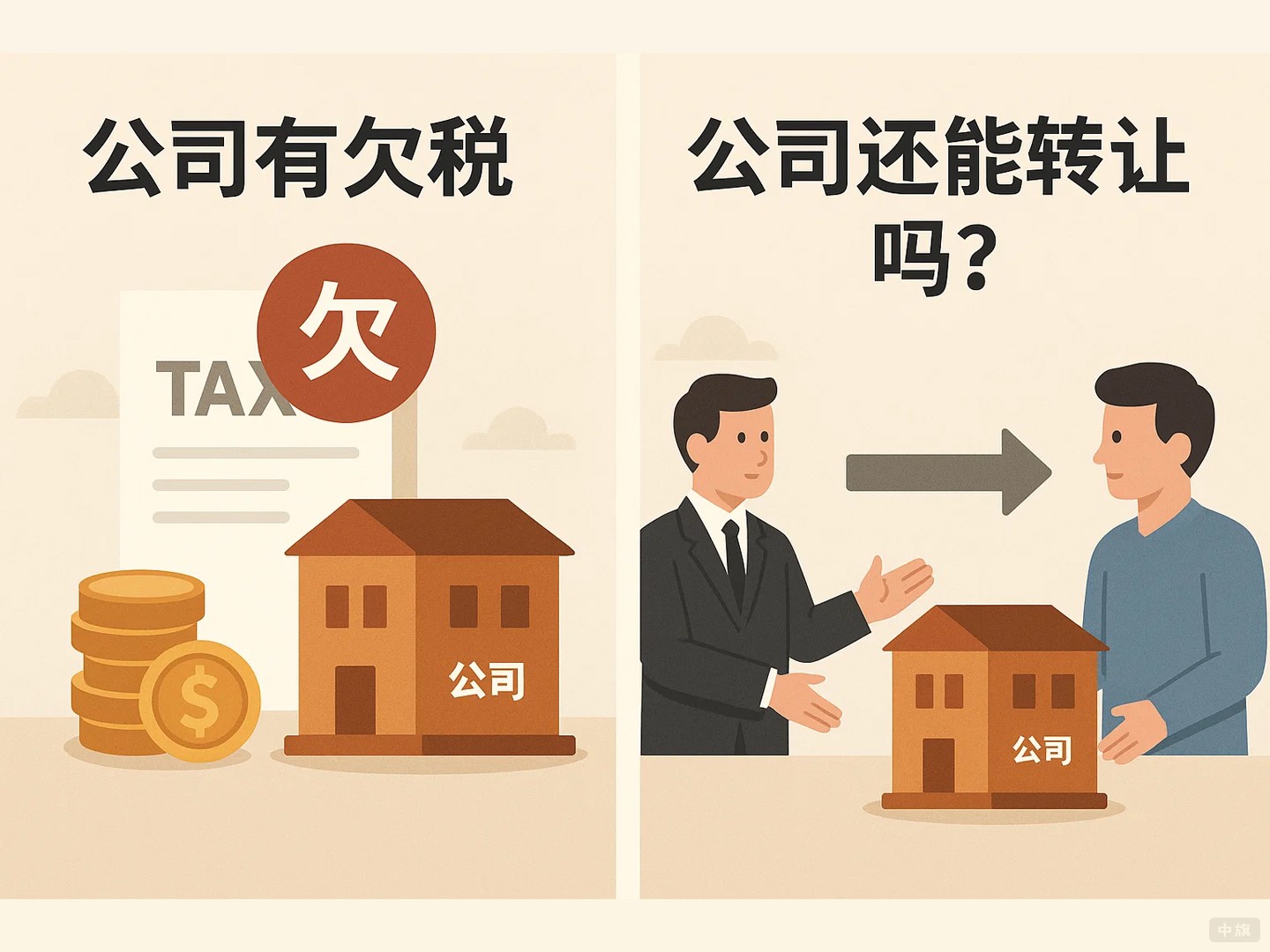 公司有欠稅公司還能轉讓嗎？